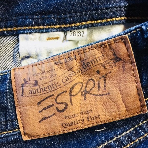 Esprit Smart Straight Jeans Dark‎ Stretch 28 32 Actual 29 X 28 - Picture 4 of 12